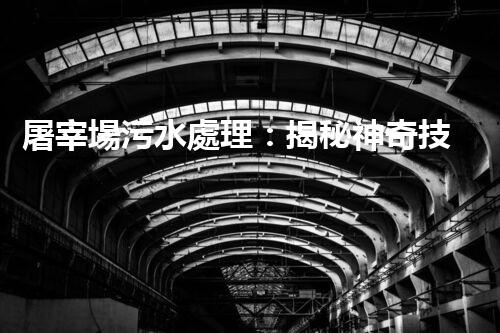 屠宰場污水處理：揭秘神奇技術，從源頭凈化，呵護環(huán)境！
